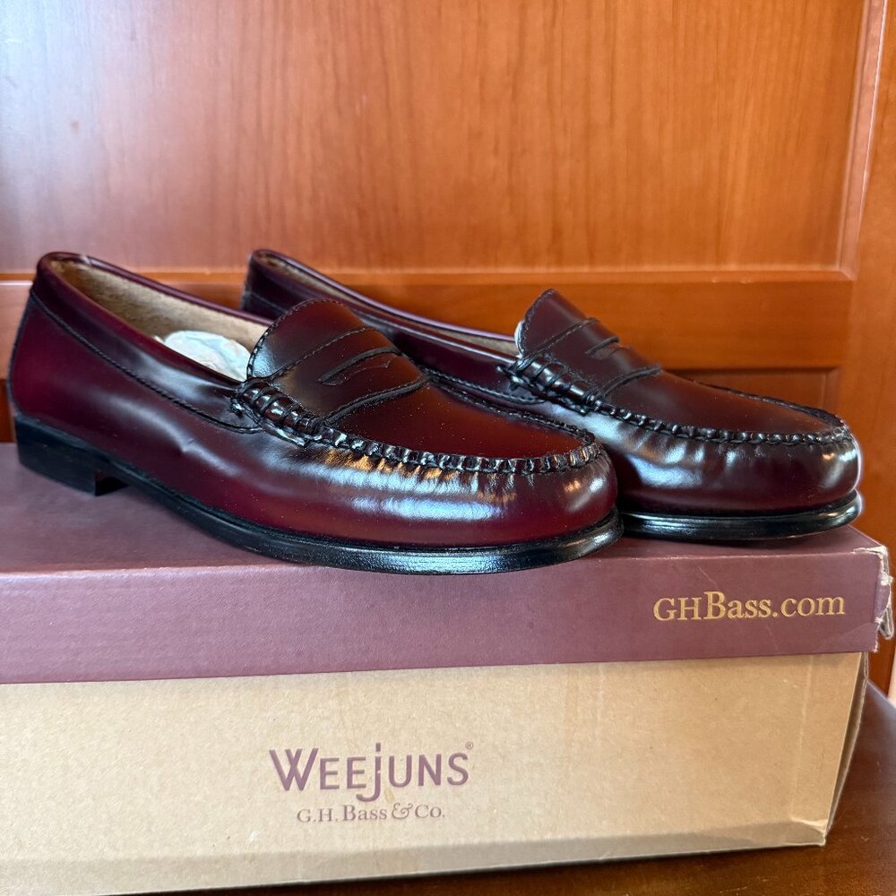 Weejuns Penny Loafers Burgundy US 7.5 NWT
